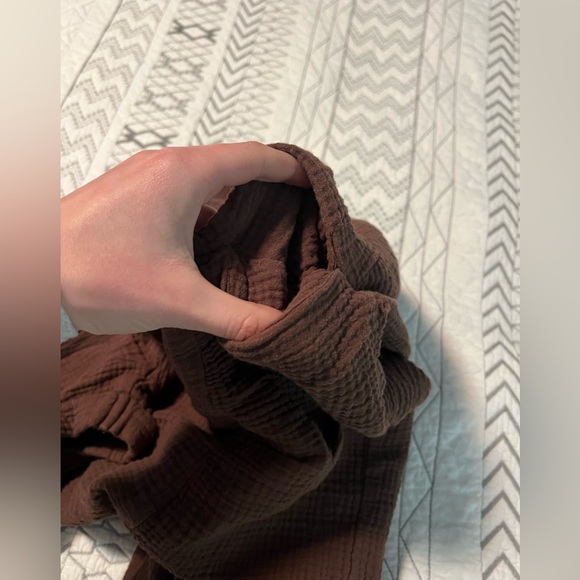 Women’s promesa blouse top small brown with pockets - Picture 4 of 7